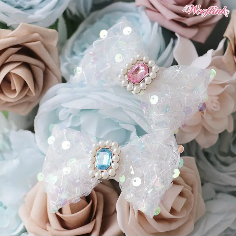 Wooflink Bubble Gum Hair Bow in 2 Colors