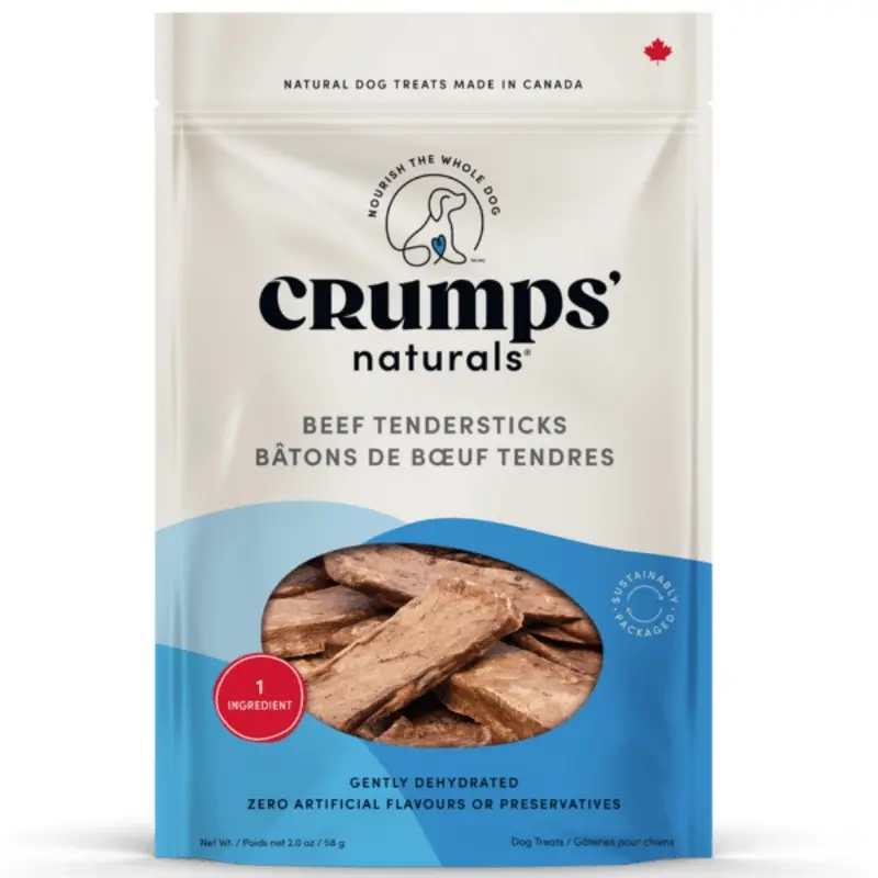 Crumps' naturals Beef TenderSticks Single Ingredient Treats for Dogs