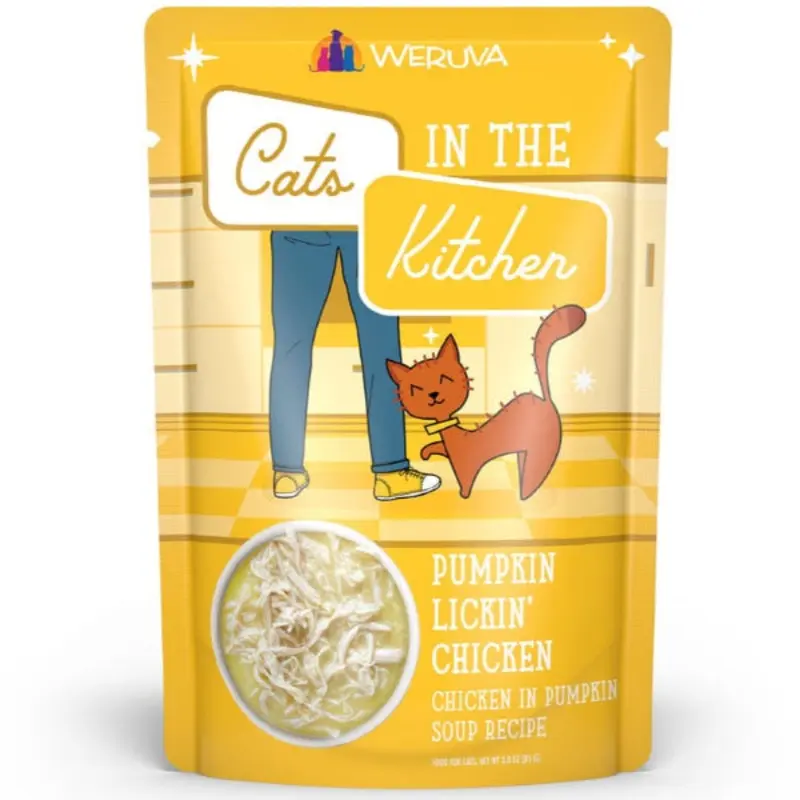 Cats in the Kitchen Pumpkin Lickin' Chicken Pouch Cat Food