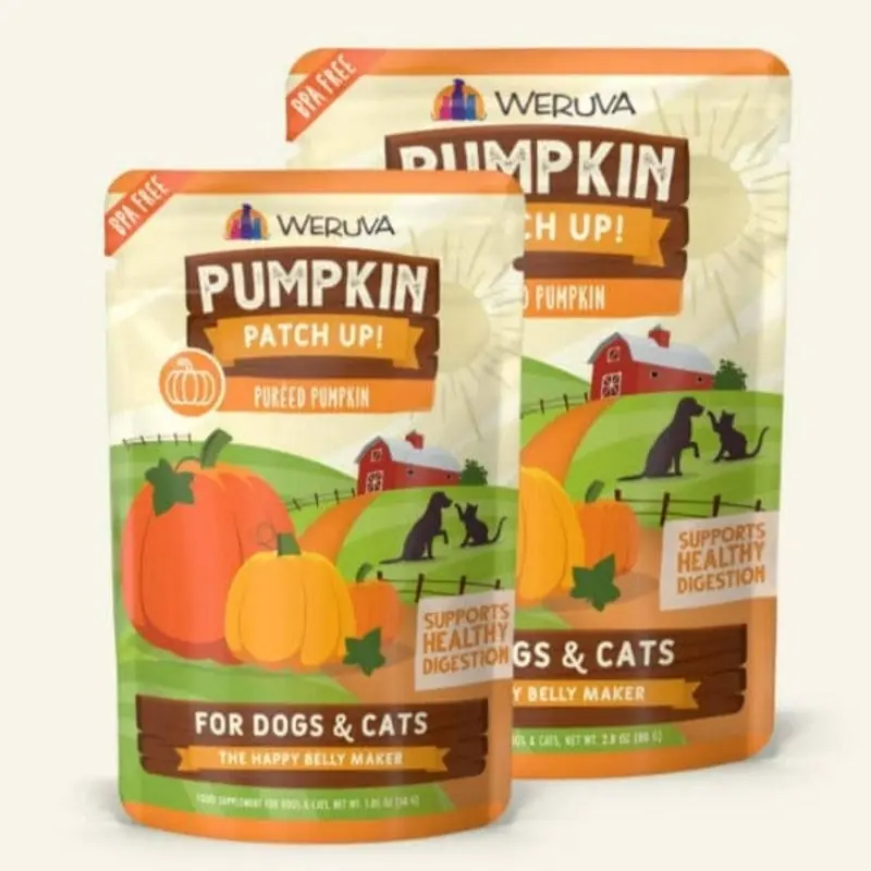 Pumpkin Patch Up! Pumpkin Supplement Pouch for Dogs & Cats