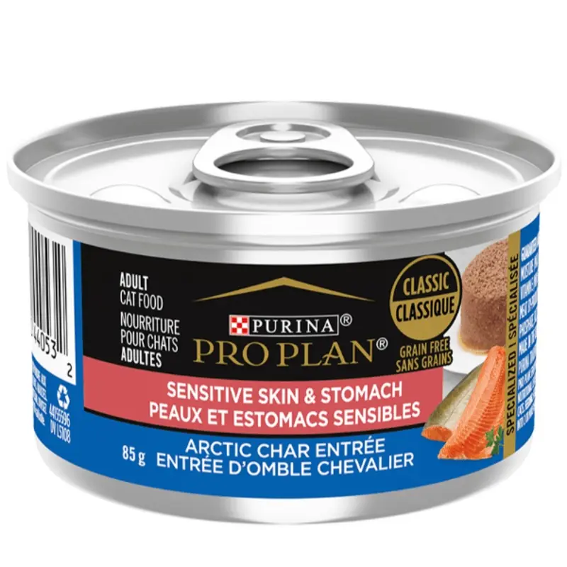 Purina Pro Plan Sensitive Skin & Stomach Arctic Char Entree Canned Cat Food, 85g
