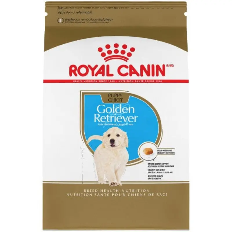 Royal Canin Golden Retriever Puppy Dry Dog Food, 30lb