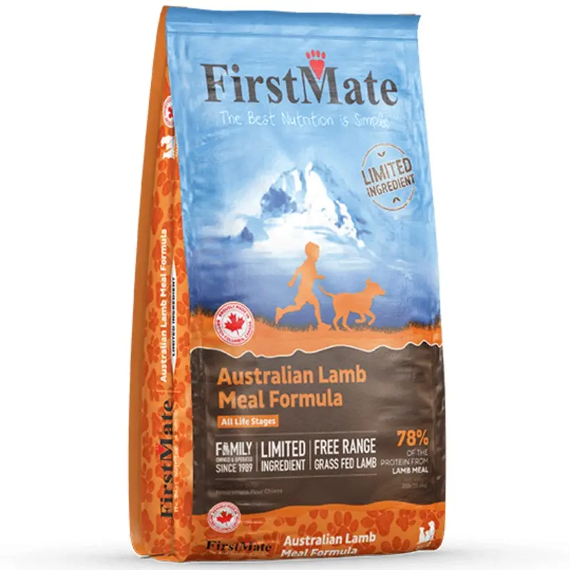 FirstMate LID Australian Lamb Meal Formula Dry Dog Food, 25lb