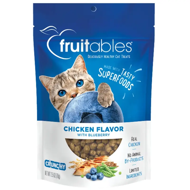Fruitables Chicken Flavor with Blueberry Cat Treats