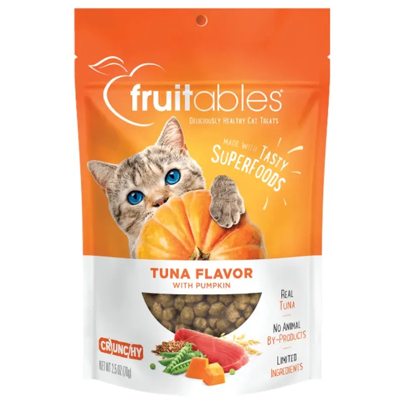 Fruitables Tuna Flavor with Pumpkin Cat Treats