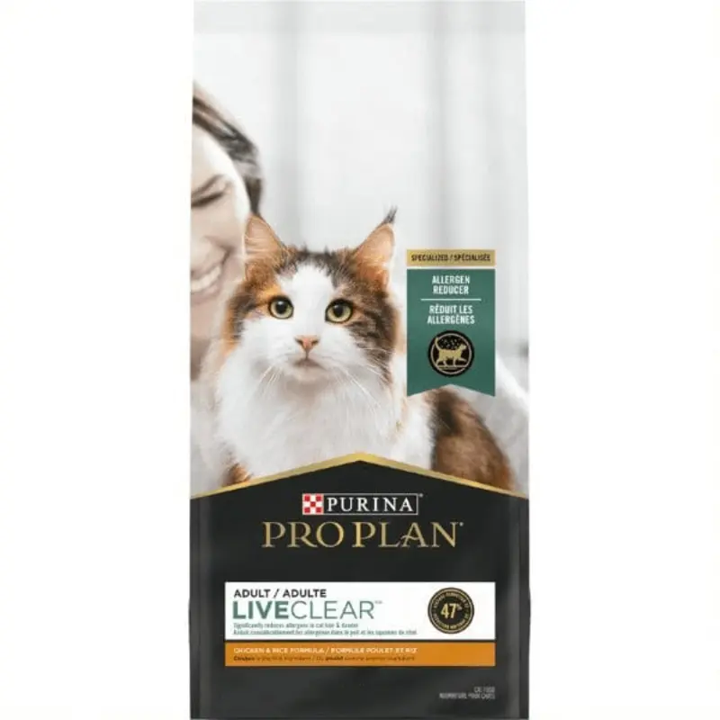 Purina Pro Plan LiveClear Allergen Reducing Chicken & Rice Adult Dry Cat Food