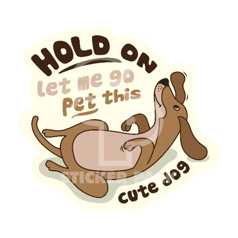 Sticker Pack Dog Sayings - Pet Cute Dogs; Small Sticker