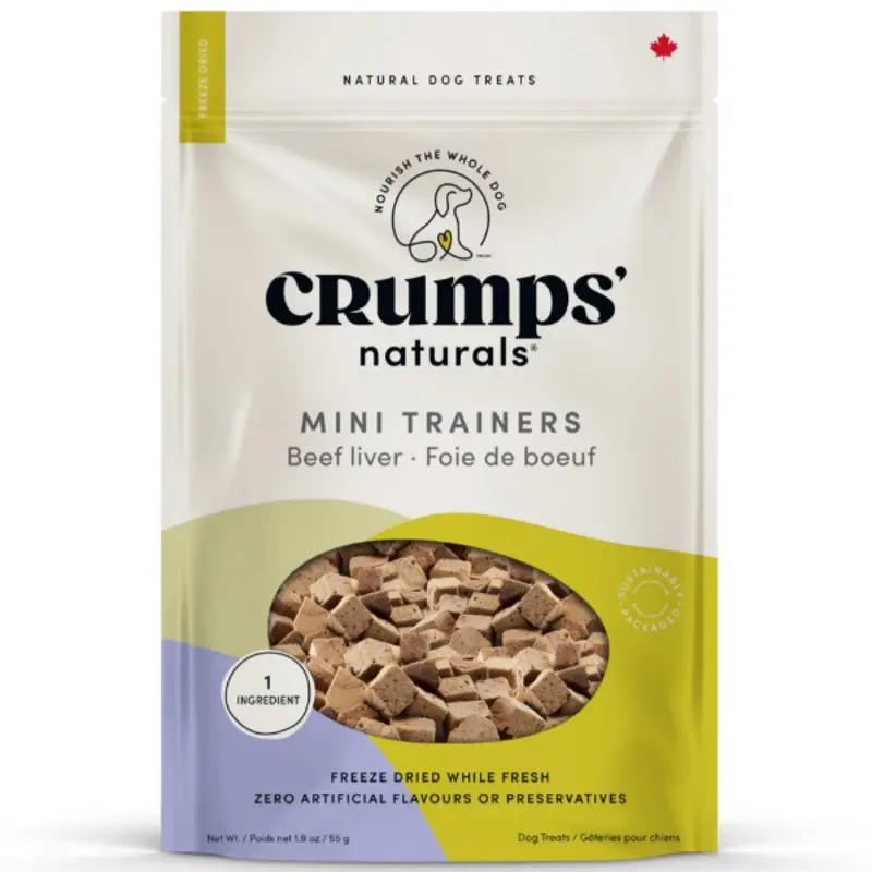 Crumps' naturals Freeze-Dried Beef Liver Mini Trainers