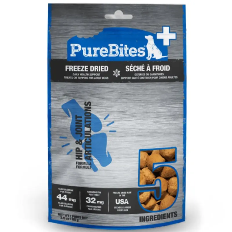 PureBites+ Hip & Joint Freeze Dried Dog Treats