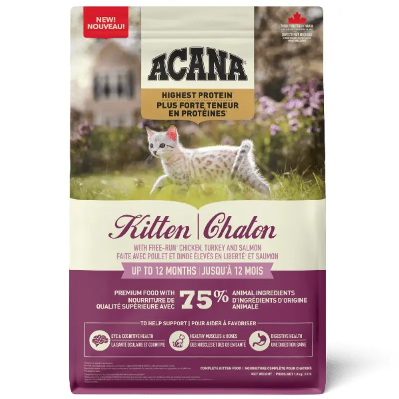ACANA Highest Protein Recipe Dry Kitten Food, 1.8 kg