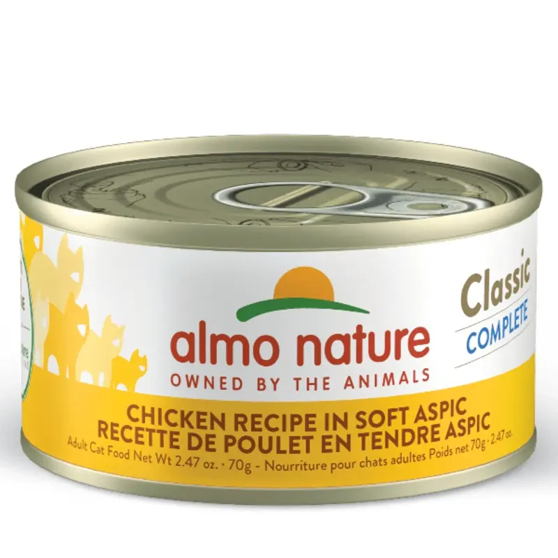 Almo Nature Classic Complete Chicken in Soft Aspic Canned Cat Food