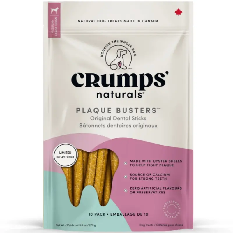 Crumps' naturals Plaque Busters Original Dental Sticks