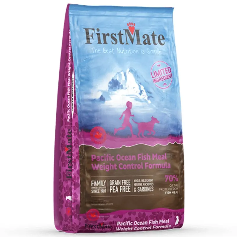 FirstMate LID Pacific Ocean Fish Meal Weight Control Formula Dry Dog Food