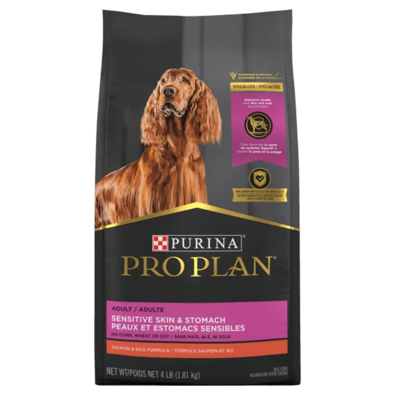 Purina Pro Plan Adult Sensitive Skin & Stomach Salmon & Rice Dry Dog Food