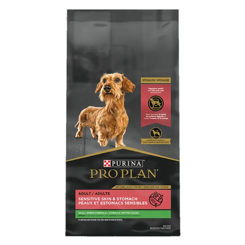 Purina Pro Plan Adult Small Breed Sensitive Skin & Stomach Salmon & Rice Dry Dog Food