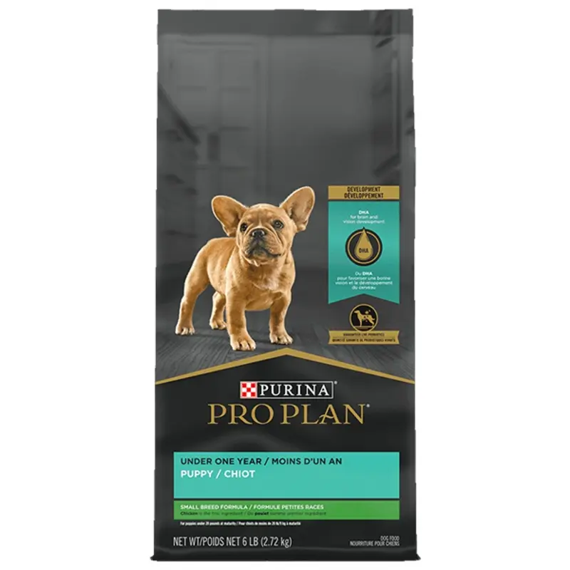 Purina Pro Plan Small Breed Chicken & Rice Formula Dry Puppy Food, 6lb