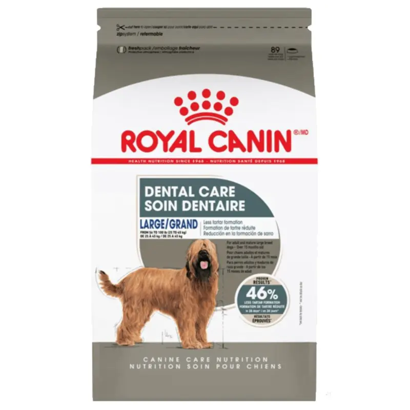 Royal Canin Large Breed Dental Care Dry Dog Food, 30lb