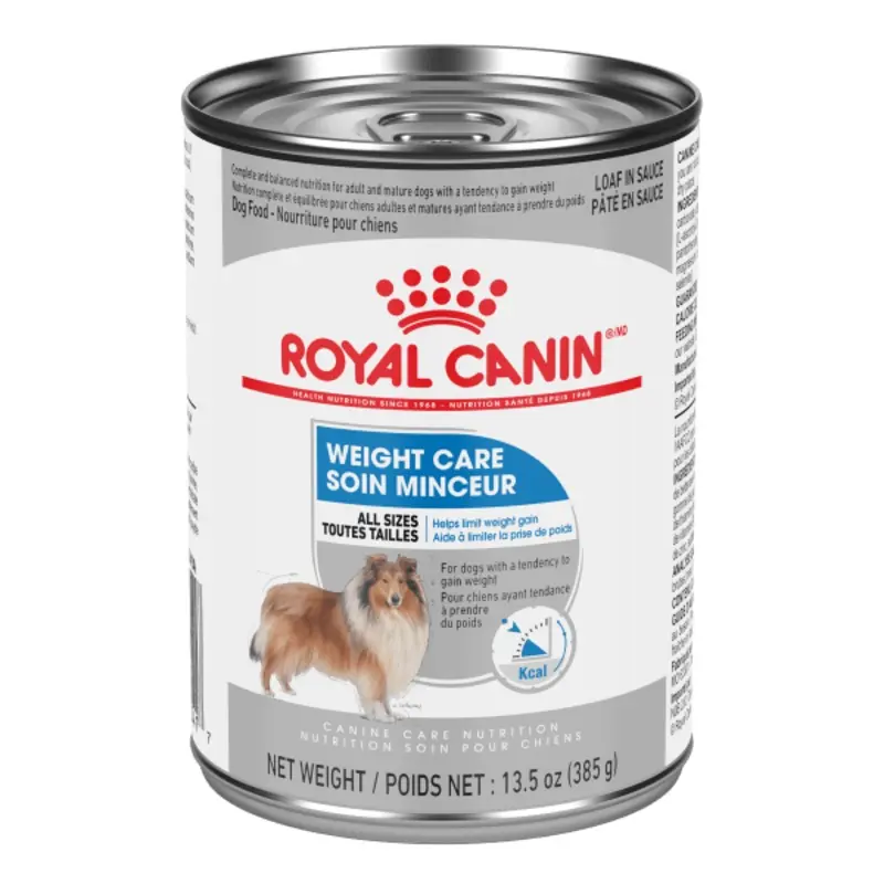 Royal Canin Weight Care Loaf in Sauce Canned Dog Food, 385g