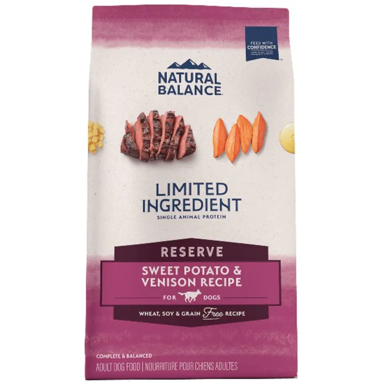 Natural Balance Reserve Grain Free Sweet Potato & Venison Recipe Dry Dog Food