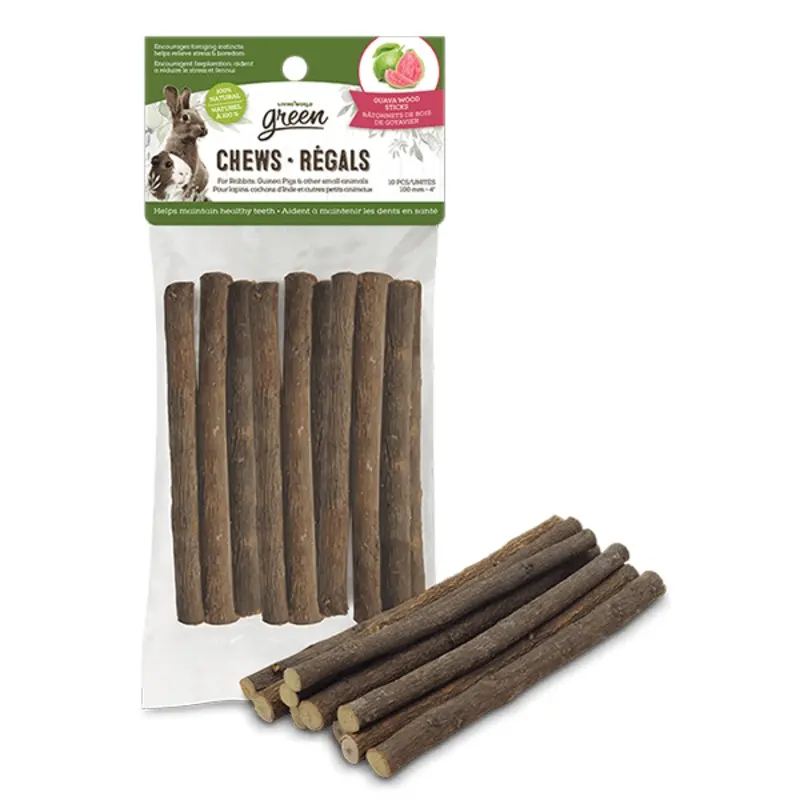 Living World Green Chews - Guava Wood Sticks
