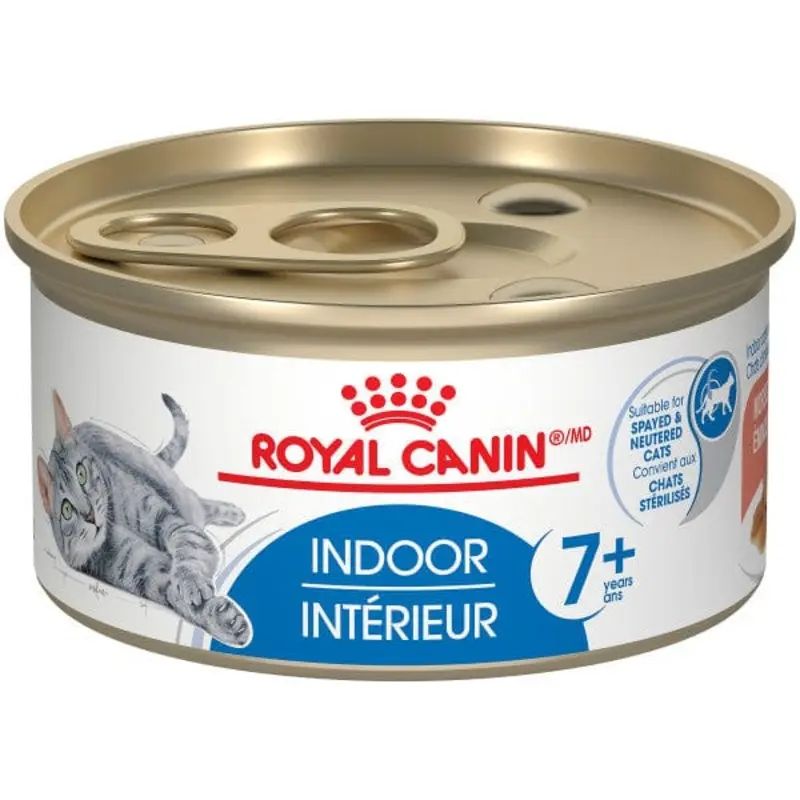 Royal Canin Indoor 7+ Morsels in Gravy Canned Cat Food, 85g
