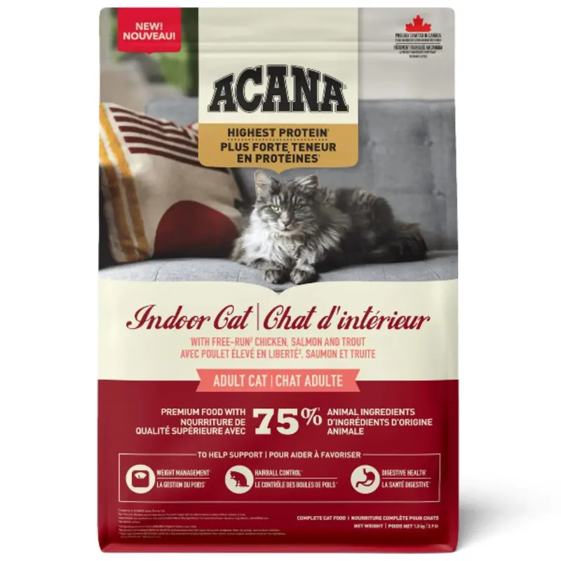 ACANA Highest Protein Indoor Dry Cat Food, 1.8 kg