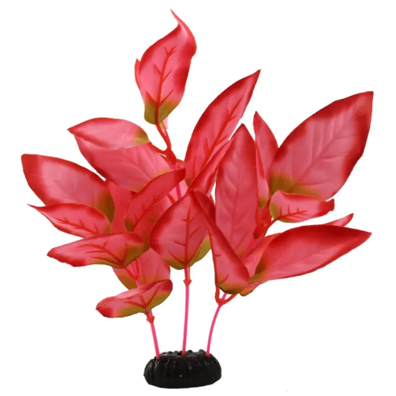 Fish Gear Pink Hygrophila Silk Aquarium Plant (8")