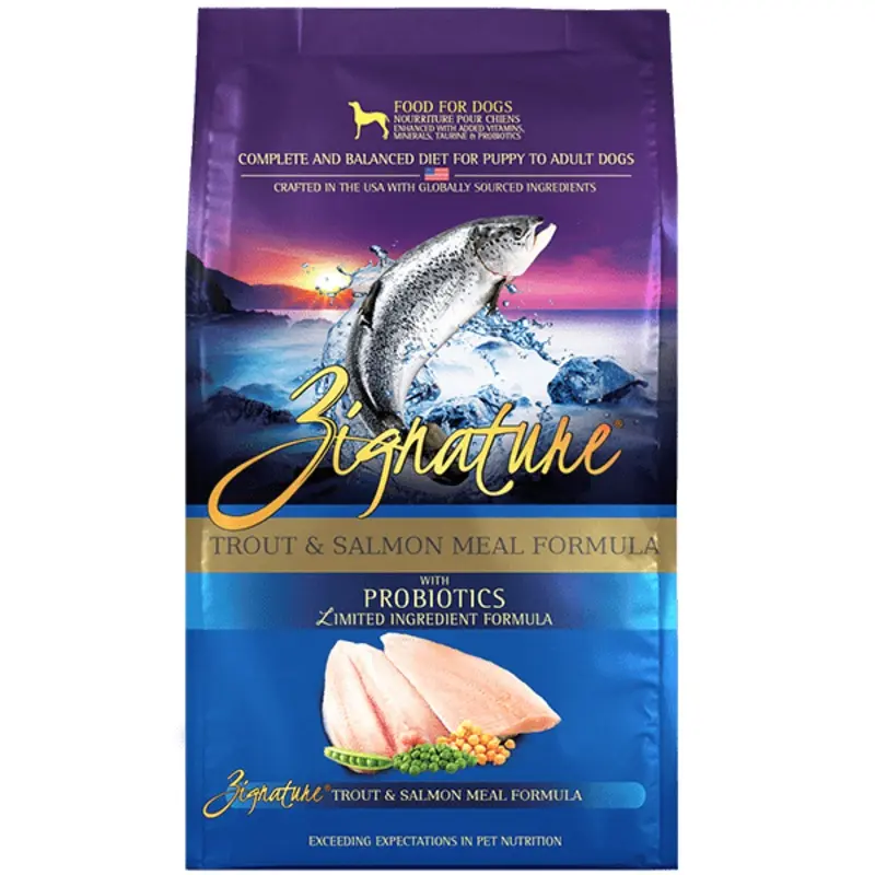 Zignature Limited Ingredient Trout & Salmon Formula Dry Dog Food