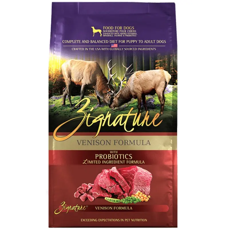 Zignature Limited Ingredient Venison Formula Dry Dog Food