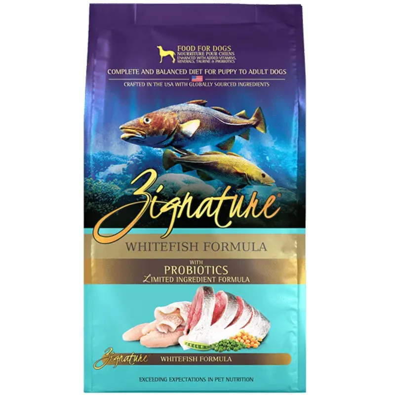 Zignature Limited Ingredient Whitefish Formula Dry Dog Food