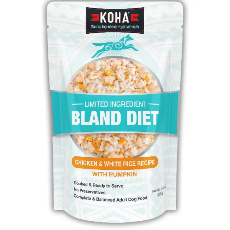 KOHA Limited Ingredient Bland Diet Chicken & White Rice Recipe for Dogs