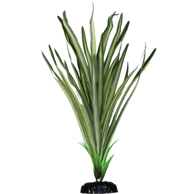 Fish Gear Green Acorus Silk Aquarium Plant (16")