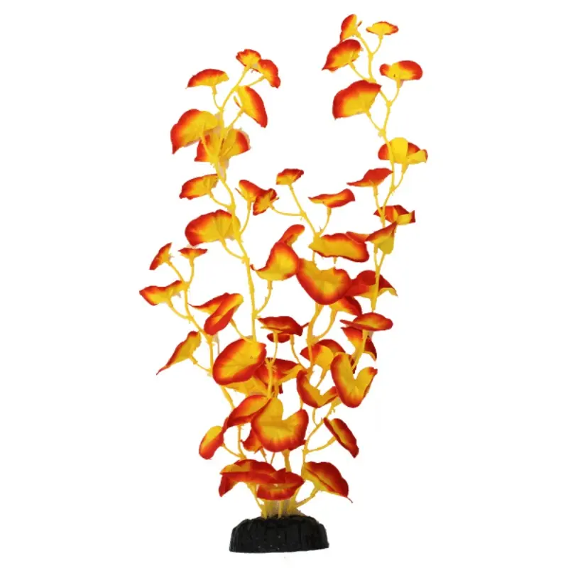 Fish Gear Orange Cardamine Silk Aquarium Plant (16")