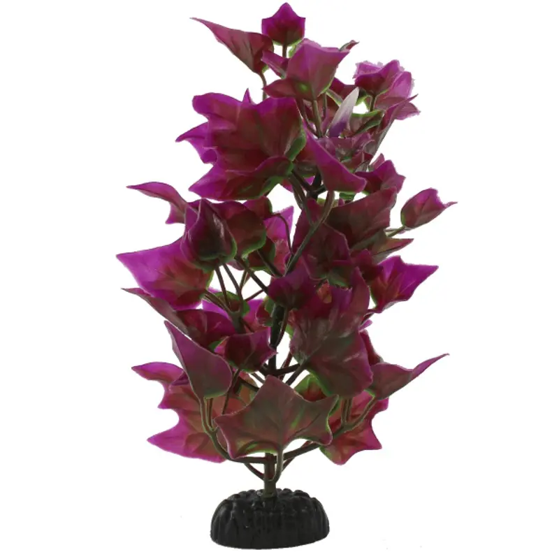 Fish Gear Purple & Green Ivy Plastic Aquarium Plant (8")