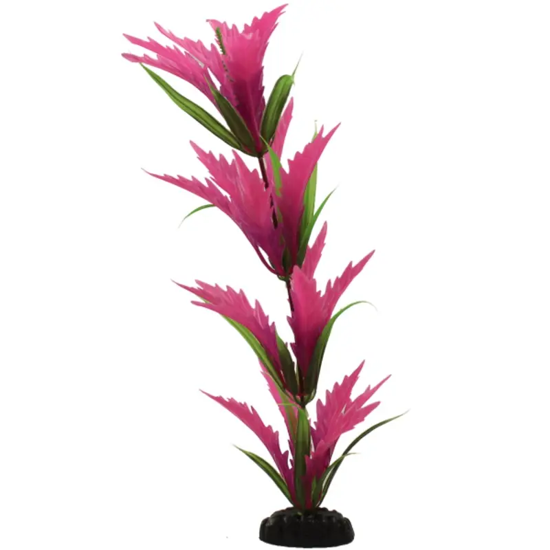Fish Gear Pink Hygrophila Plastic Aquarium Plant (12")