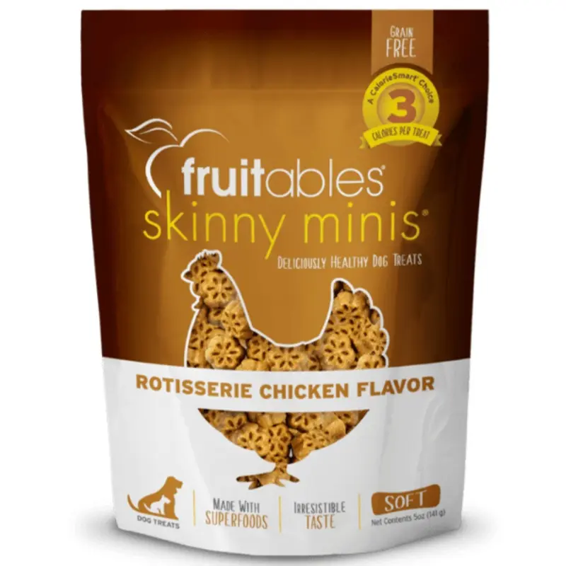 Fruitables Skinny Minis Rotisserie Chicken Dog Treats