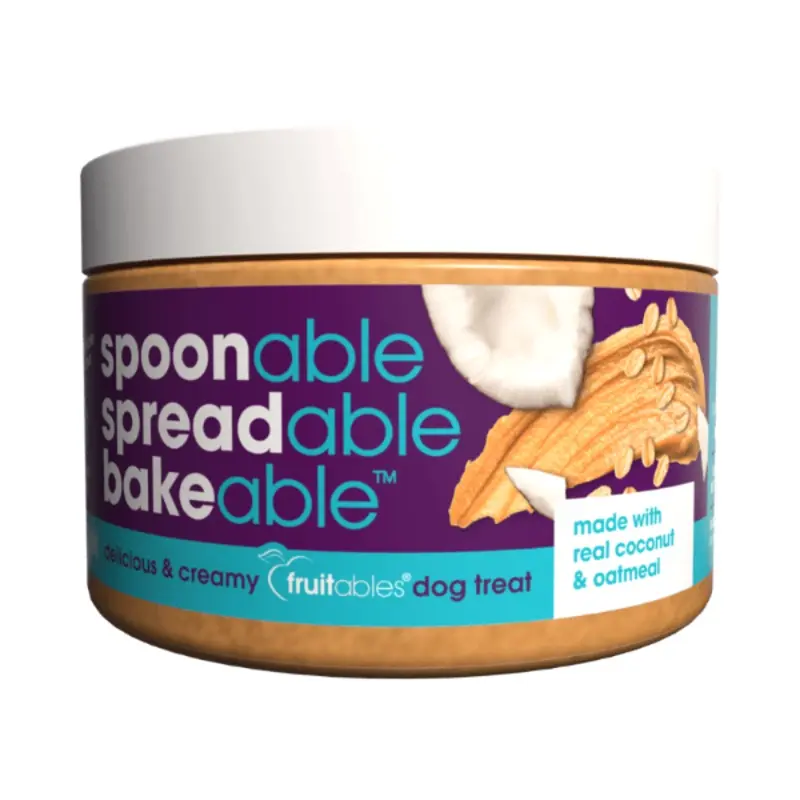 Fruitables Spreads Coconut & Oatmeal Dog Treat