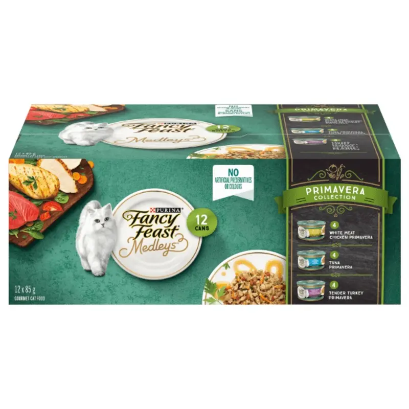 Fancy Feast Medleys Primavera Collection Canned Cat Food Variety Pack