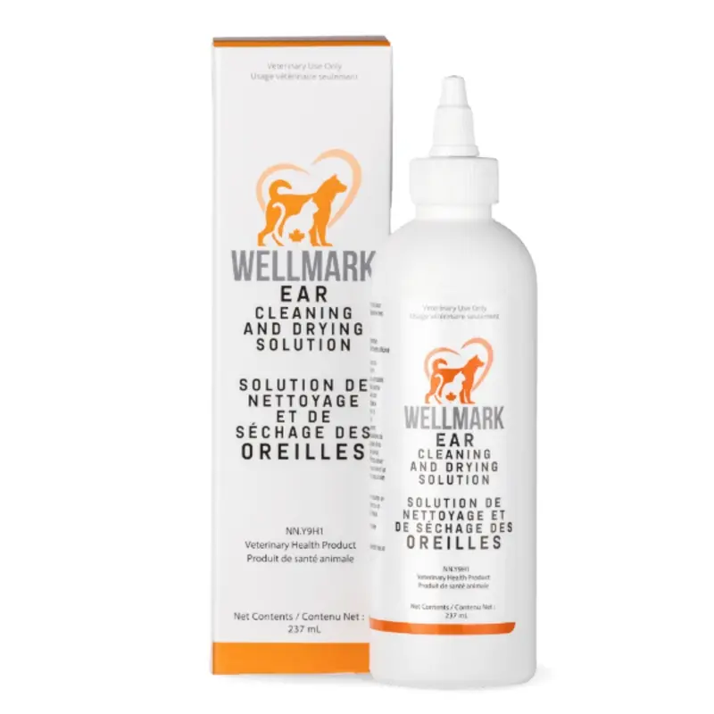 Wellmark Ear Cleaning & Drying Solution for Dogs & Cats