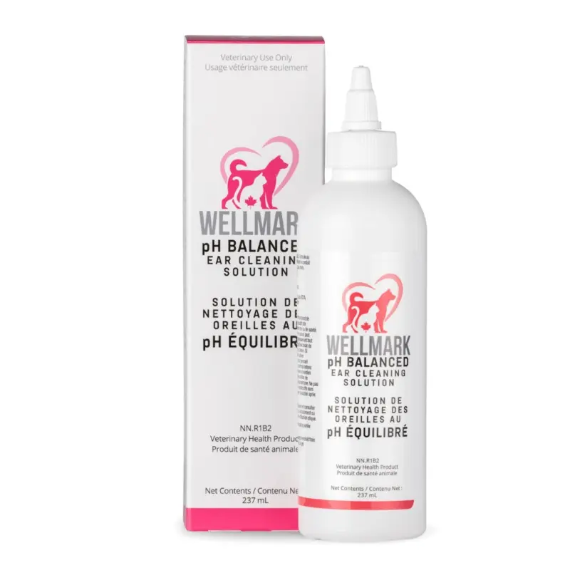 Wellmark pH Balanced Ear Cleaning Solution for Dogs & Cats