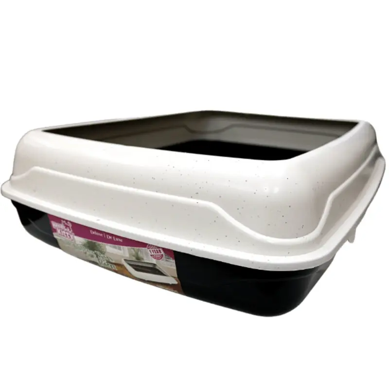 Here Kitty Deluxe Litter Pan With Removable Rim