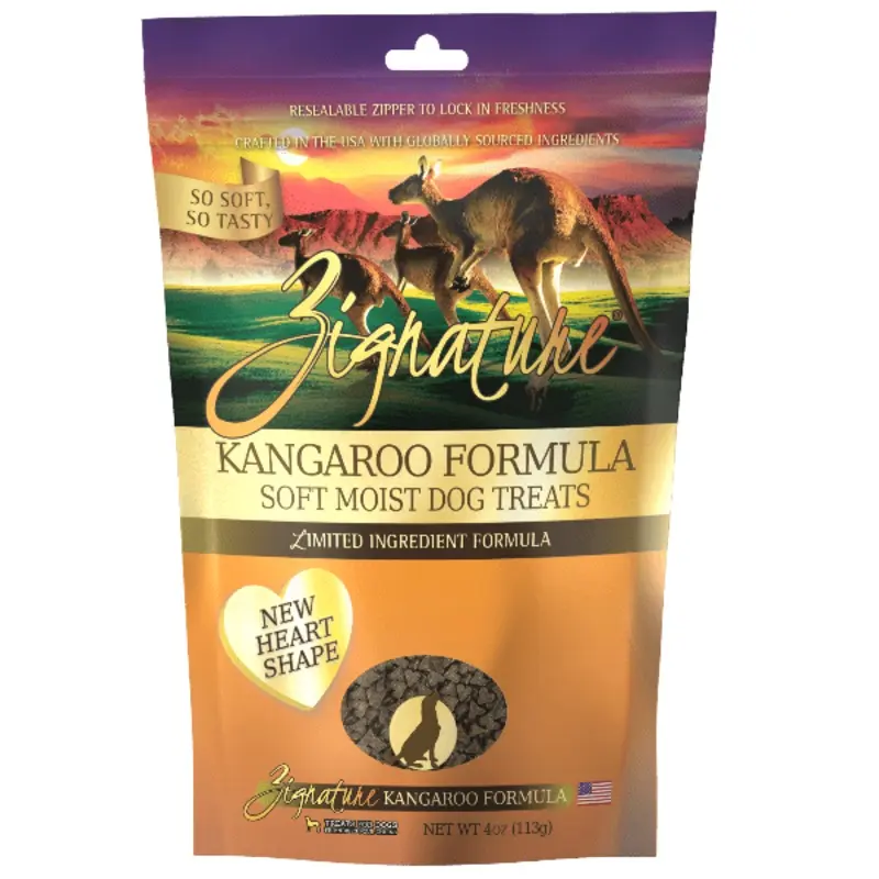 Zignature Soft Moist Kangaroo Formula Dog Treats