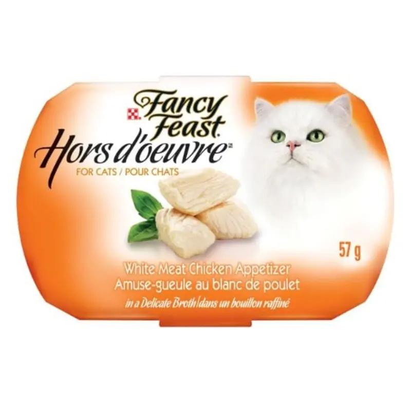 Fancy Feast Hors d'Oeuvre White Meat Chicken Appetizer for Cats