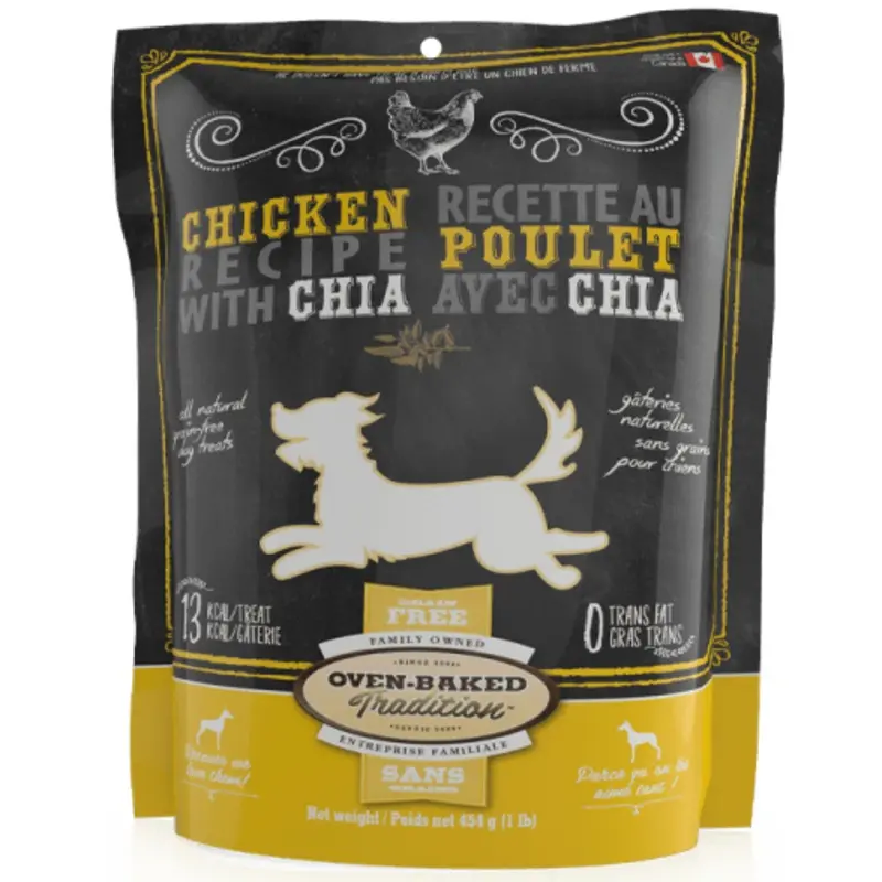 Oven-Baked Tradition Grain-Free Chicken & Chia Dog Treats