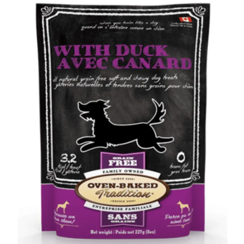 Oven-Baked Tradition Soft & Chewy Grain-Free Duck Dog Treats