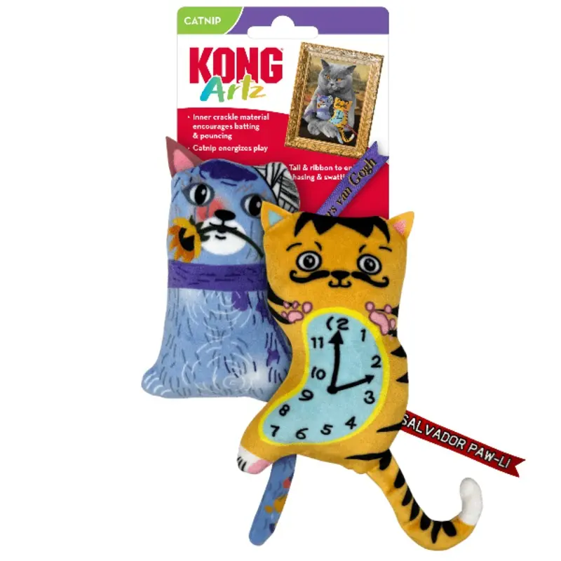 KONG Artz Dali & Van Gogh Cat Toy