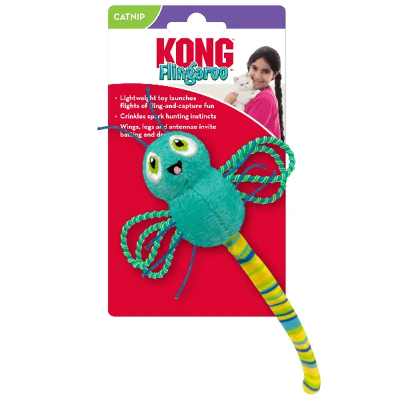 KONG Flingaroo Dragonfly Cat Toy