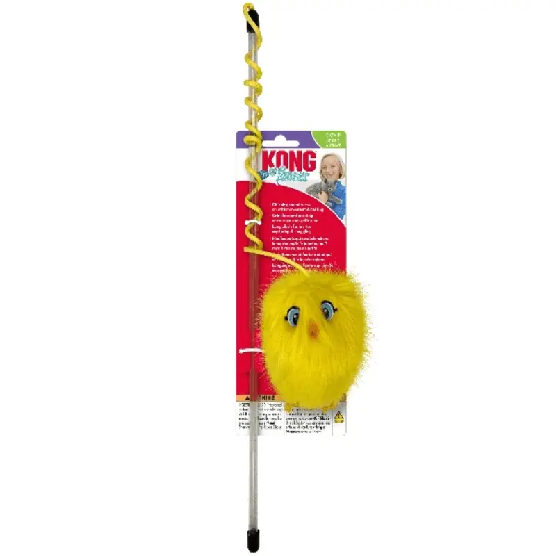 KONG Teaser Chirpz Chick Cat Toy
