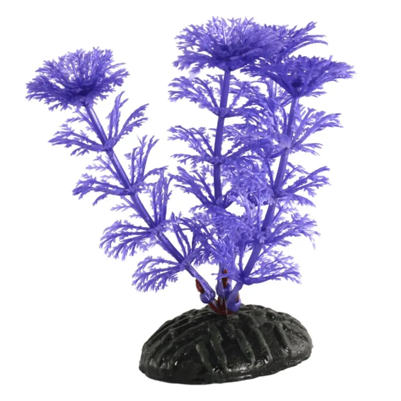 Fish Gear Purple Cabomba Plastic Betta Plant (4")