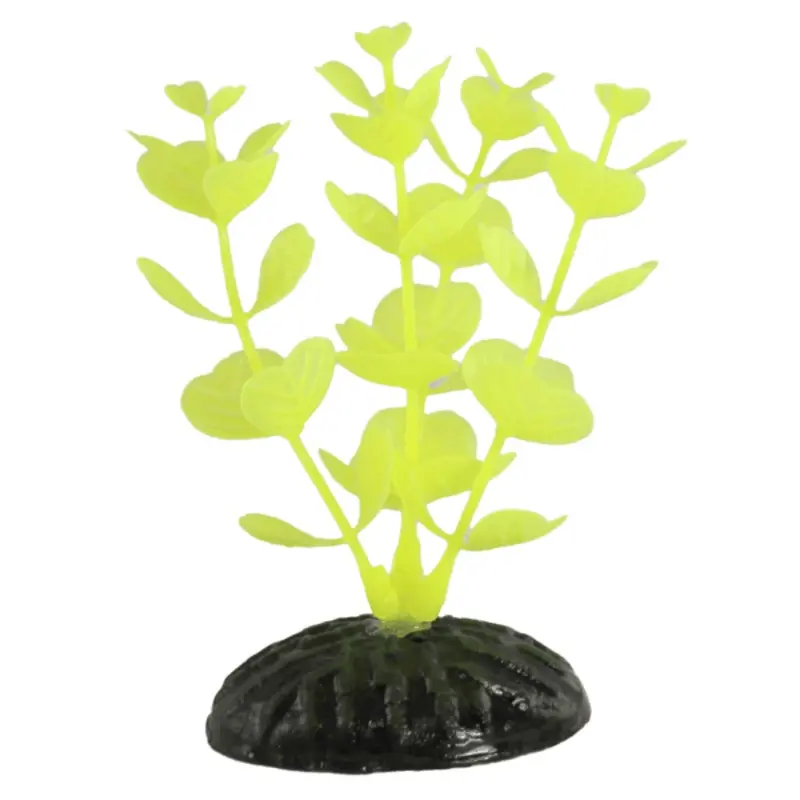 Fish Gear Yellow Cabomba Plastic Betta Plant (4")